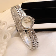 Women's bamboo chain quartz watch, view 9 - MRSLM