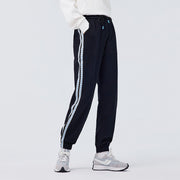 women's contrast color striped pants, view 7 - MRSLM