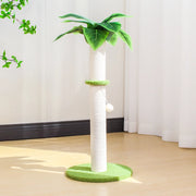 Cat scratching post with hanging balls, view 6 - MRSLM