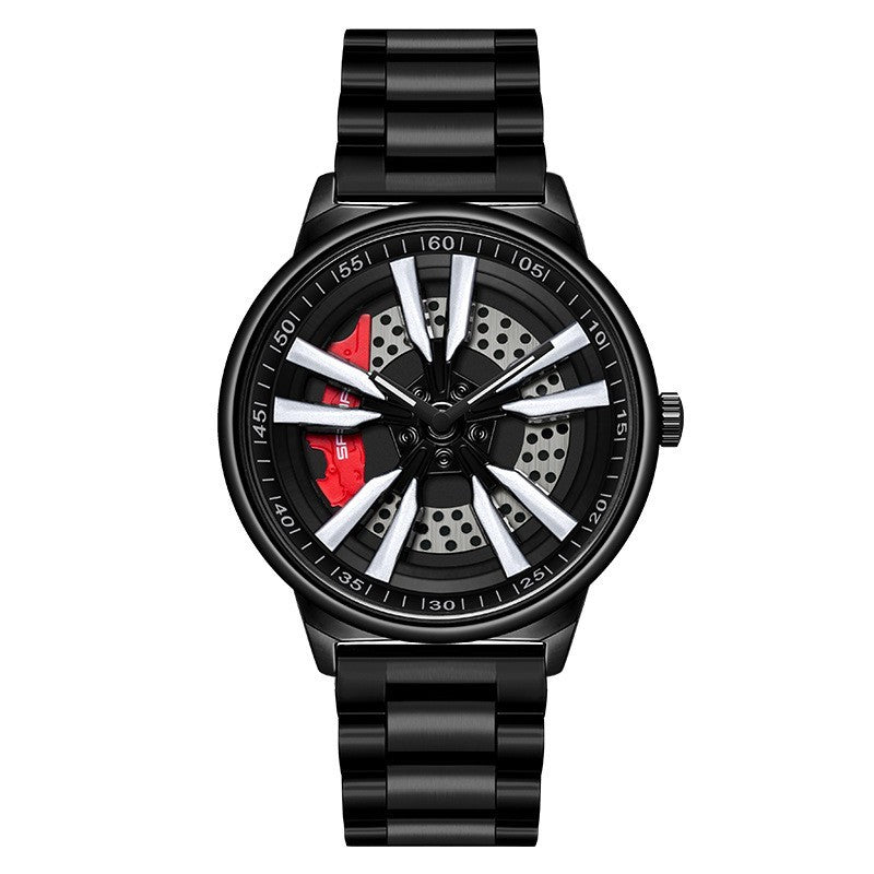 rotating wheel quartz watch, view 10 - MRSLM