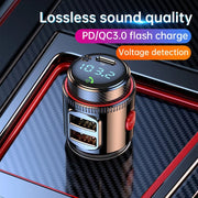 Bluetooth 5.4 car FM transmitter, view 2 - MRSLM