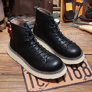 men's cow leather ankle boots, view 2 - MRSLM