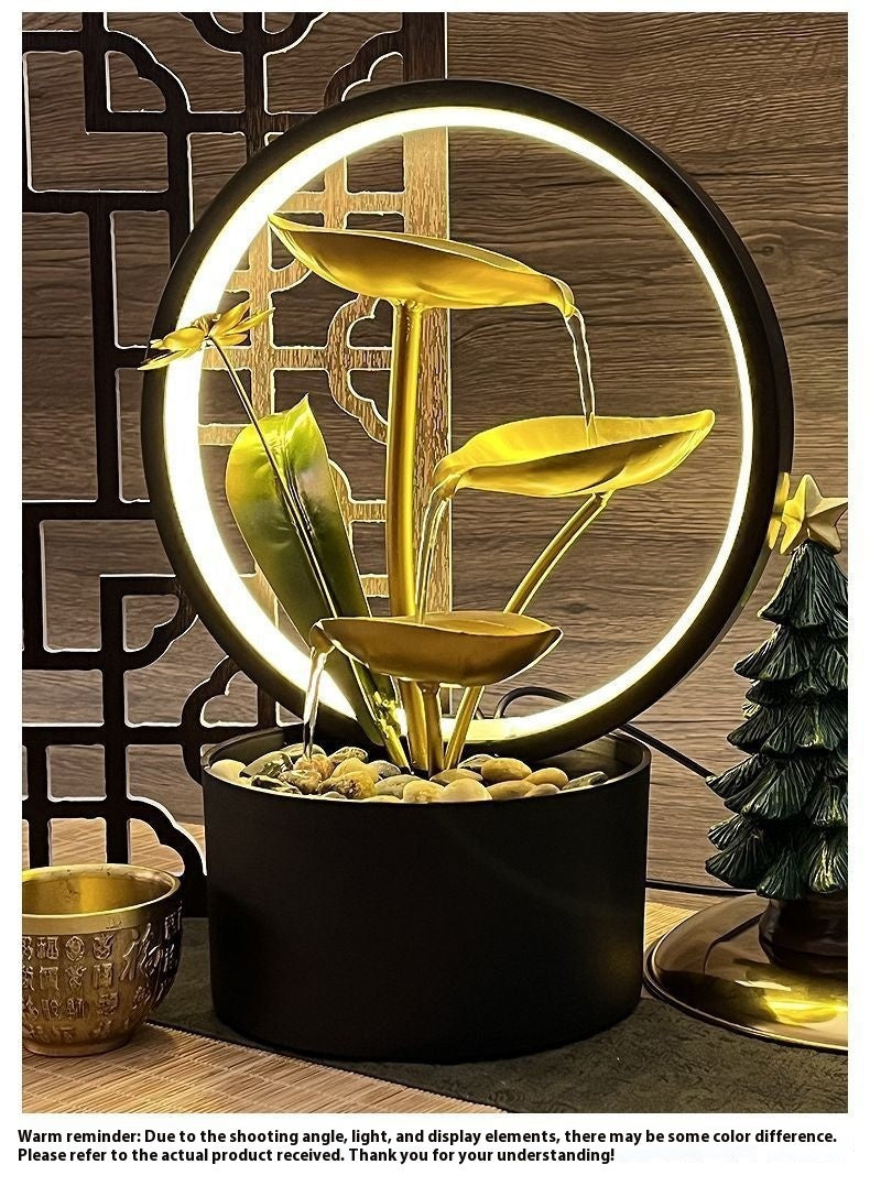 circulating water lotus ornament, view 10 - MRSLM