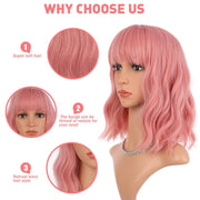 fluffy chemical fiber wig, view 4 - MRSLM