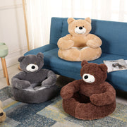 Ultra soft semi-enclosed pet bed, view 5 - MRSLM