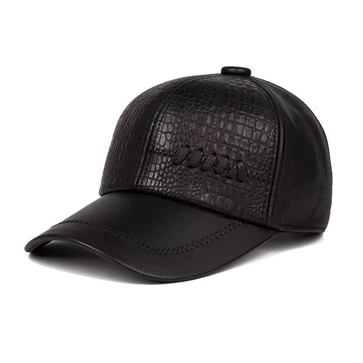 men's sheepskin leather hat - MRSLM