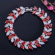 ladies gold-plated zircon bracelet, view 5 - MRSLM