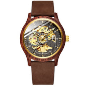 wood alloy automatic watch, view 7 - MRSLM