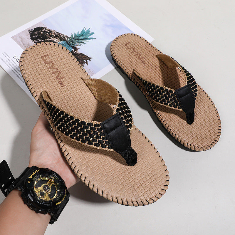 men's casual PU flip-flops - MRSLM