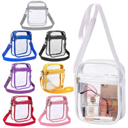 women's clear pvc shoulder bag, view 10 - MRSLM