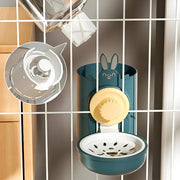 cage hanging feeder and water dispenser, view 4 - MRSLM