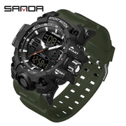 Dual display sports watch for men, view 6 - MRSLM