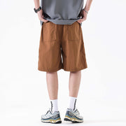 men's loose nylon fifth pants, view 3 - MRSLM