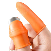 silicone thumb guard harvesting knife, view 9 - MRSLM