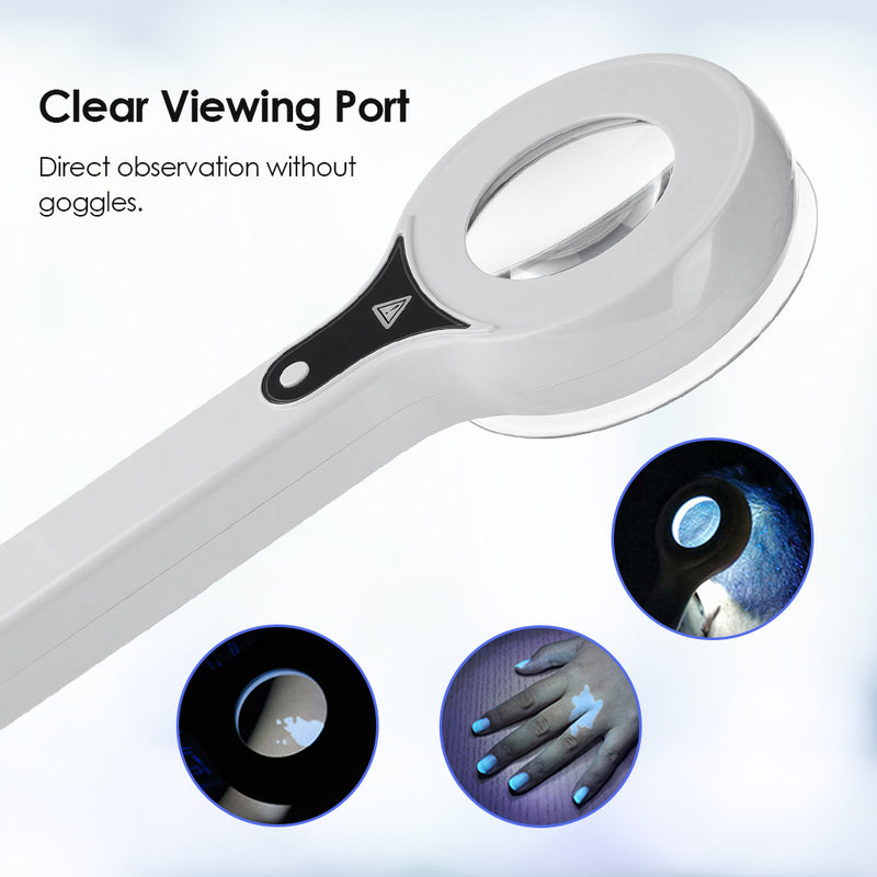 wood's lamp skin magnifier light, view 6 - MRSLM