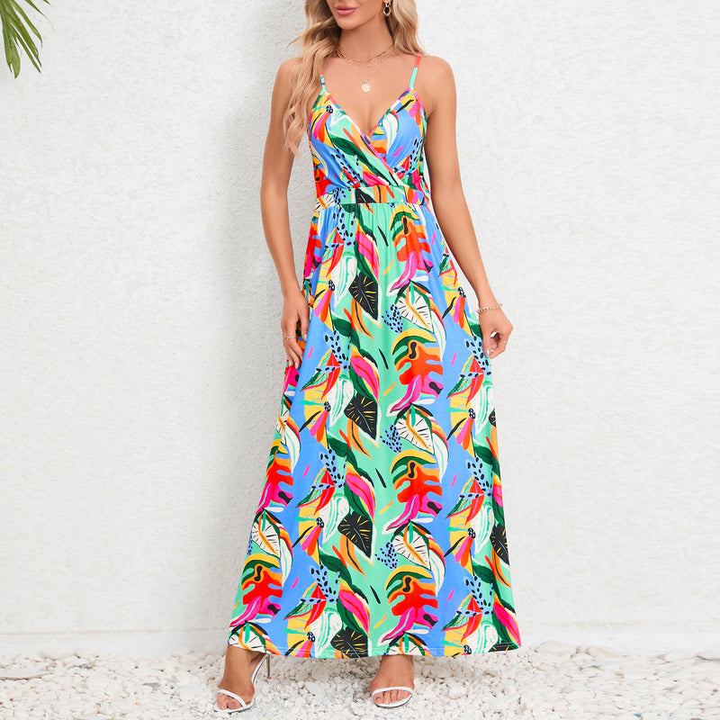paisley long dress, view 16 - MRSLM