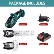 cordless electric hedge trimmer, view 2 - MRSLM