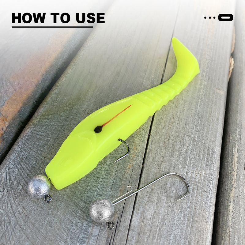 5 inch paddle tail soft swimbait, view 13 - MRSLM