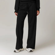 high-waisted loose sweatpants with pockets, view 2 - MRSLM