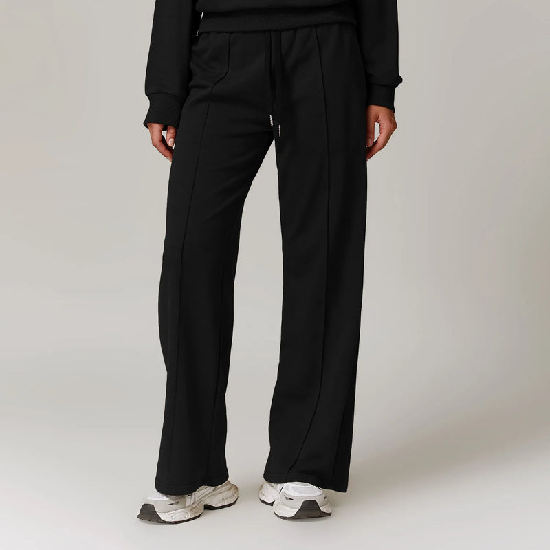 high-waisted loose sweatpants with pockets, view 2 - MRSLM