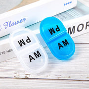 compact pill organizer with tablet splitter - MRSLM
