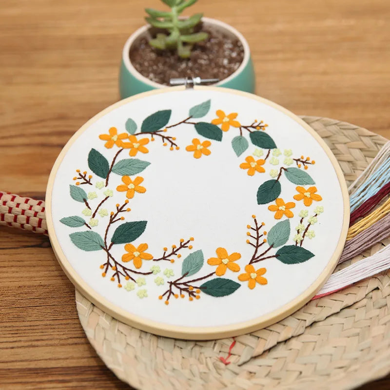 Sweet osmanthus embroidery kit, view 2 - MRSLM
