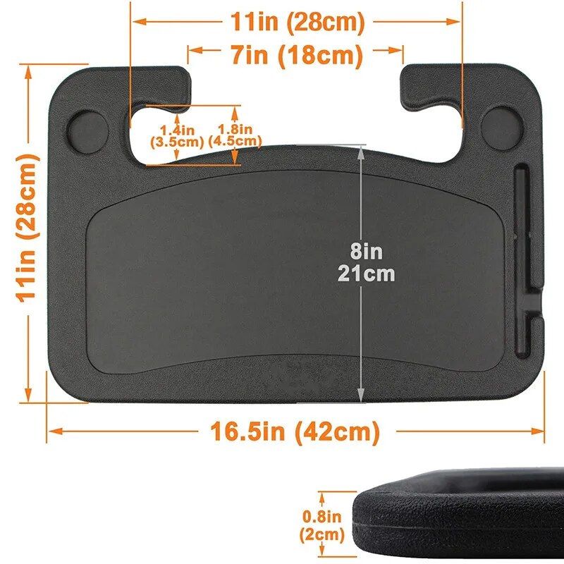 steering wheel tray, view 2 - MRSLM