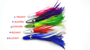 sea fishing octopus feathered lure, view 2 - MRSLM