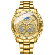 Men's hollow mechanical watch, multi-function, view 3 - MRSLM