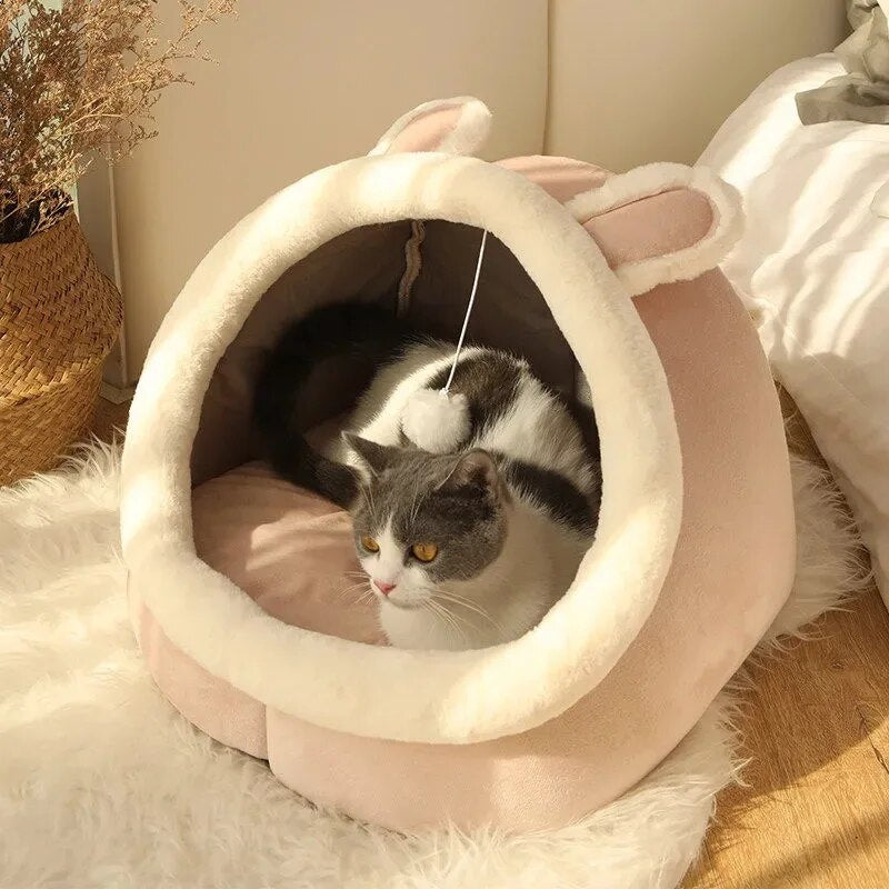 semi-closed cat bed, view 2 - MRSLM