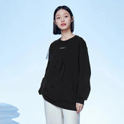 mid-length fleece sweatshirt, view 6 - MRSLM