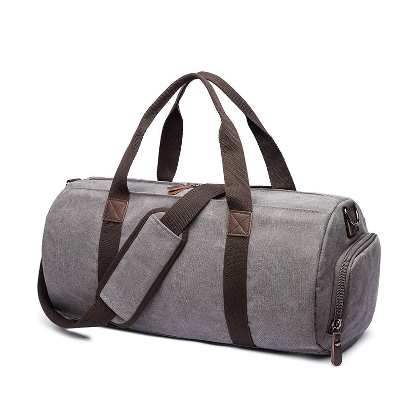 canvas travel messenger bag, view 7 - MRSLM
