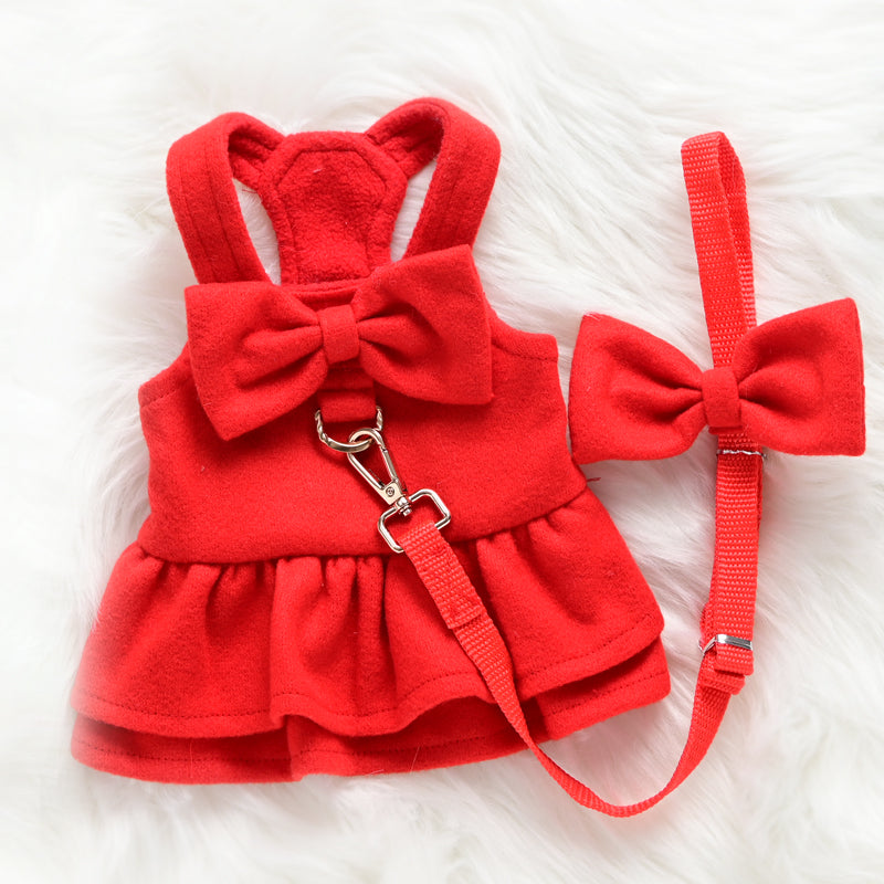 elegant princess dog harness, view 4 - MRSLM
