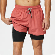 double-layer running shorts - MRSLM