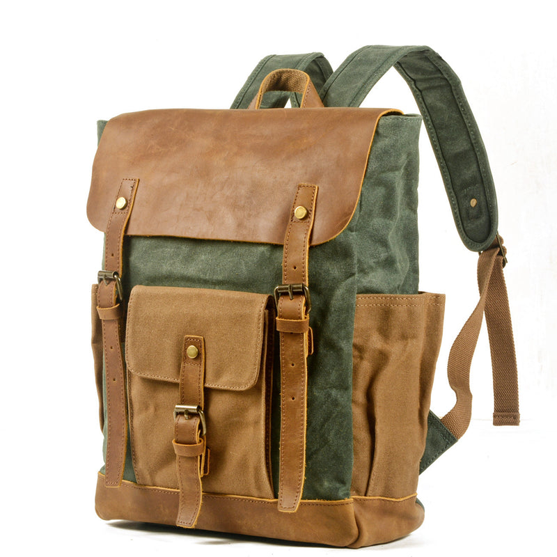 retro canvas backpack - MRSLM
