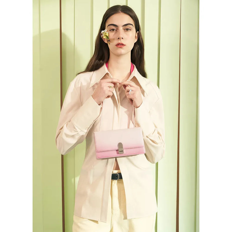 pink shoulder bag, view 6 - MRSLM