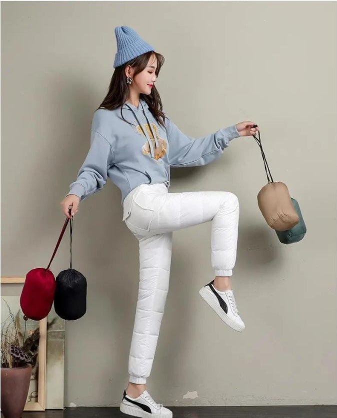 women's cotton sweatpants loose high waist, view 6 - MRSLM