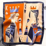 mulberry silk square scarf, view 2 - MRSLM