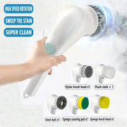electric spin scrub brush, view 2 - MRSLM