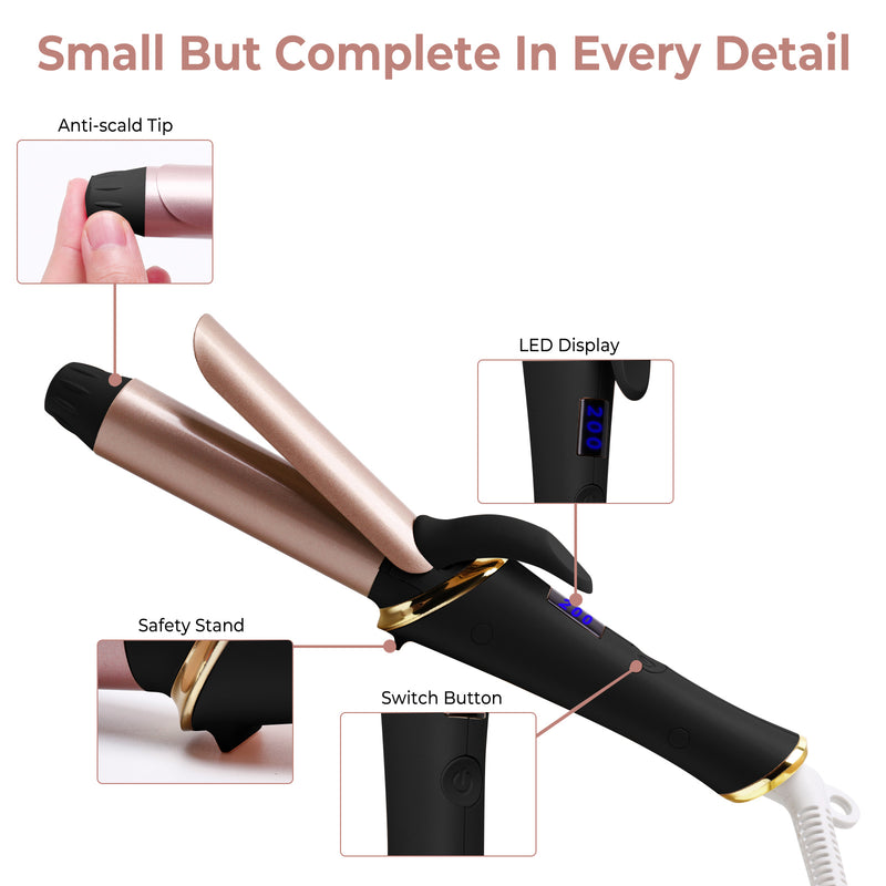 mini ceramic curling iron 25mm, view 7 - MRSLM