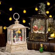 Christmas crystal ball music box, view 4 - MRSLM