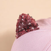 Korean cat embroidery kids baseball cap, view 6 - MRSLM