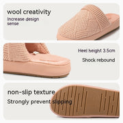 fleece-lined winter indoor slippers, view 7 - MRSLM