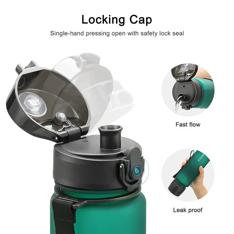 1.0L BPA-free sports water bottle, view 22 - MRSLM