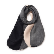 knit solid pashmina wrap shawl, view 6 - MRSLM