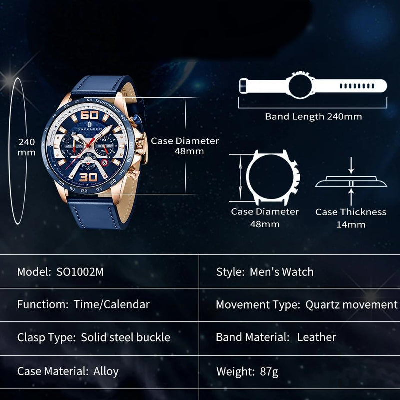men's quartz watch, view 10 - MRSLM