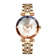starry dial stainless steel women's watch, view 8 - MRSLM