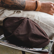 retro newsboy hat, view 2 - MRSLM