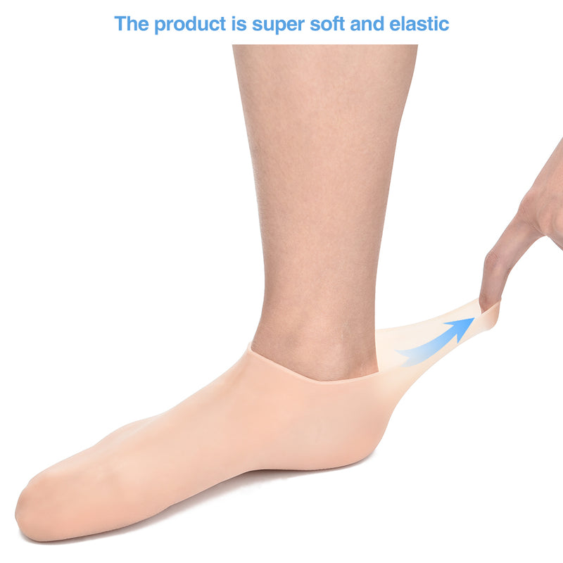 silicone gel moisturizing socks, view 6 - MRSLM