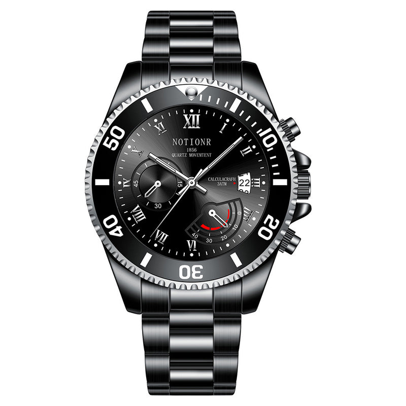 men's green dial quartz watch, view 3 - MRSLM
